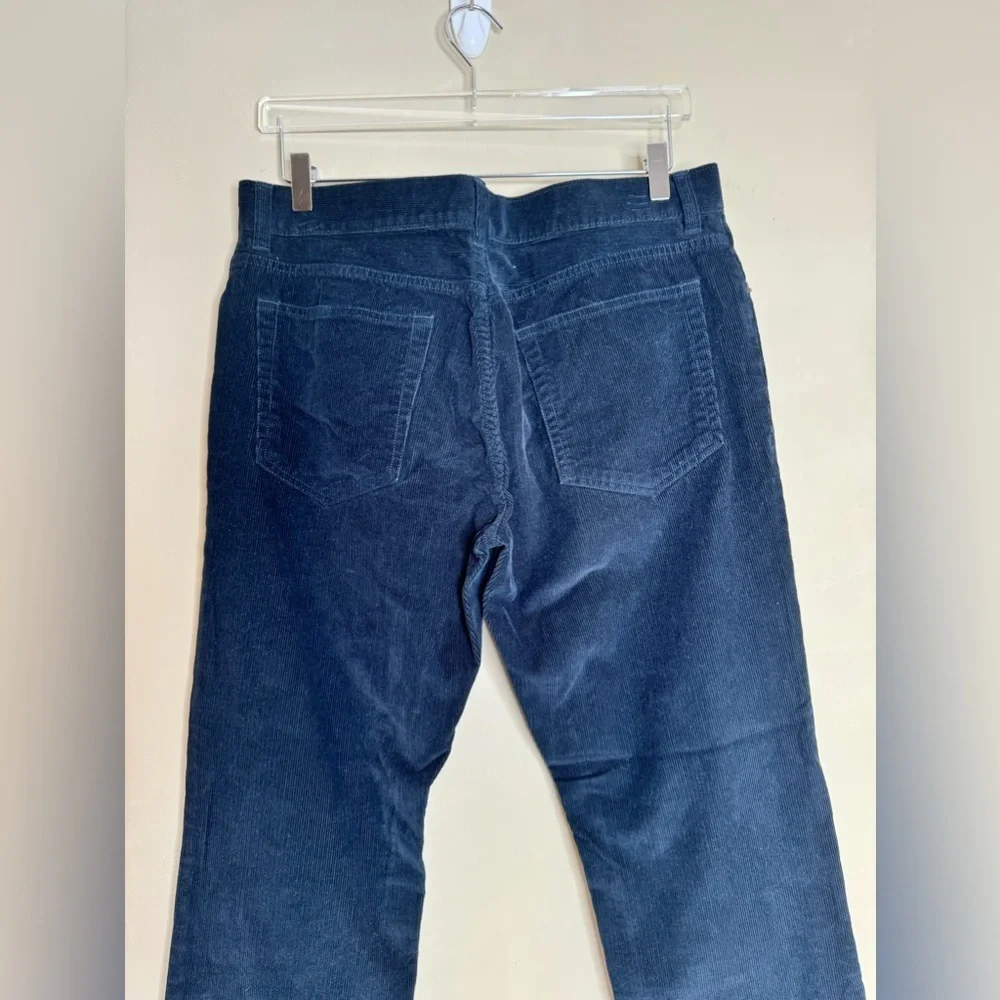 J. Crew Flex Dark Blue Stretch Corduroy Jeans measured Size 32x30